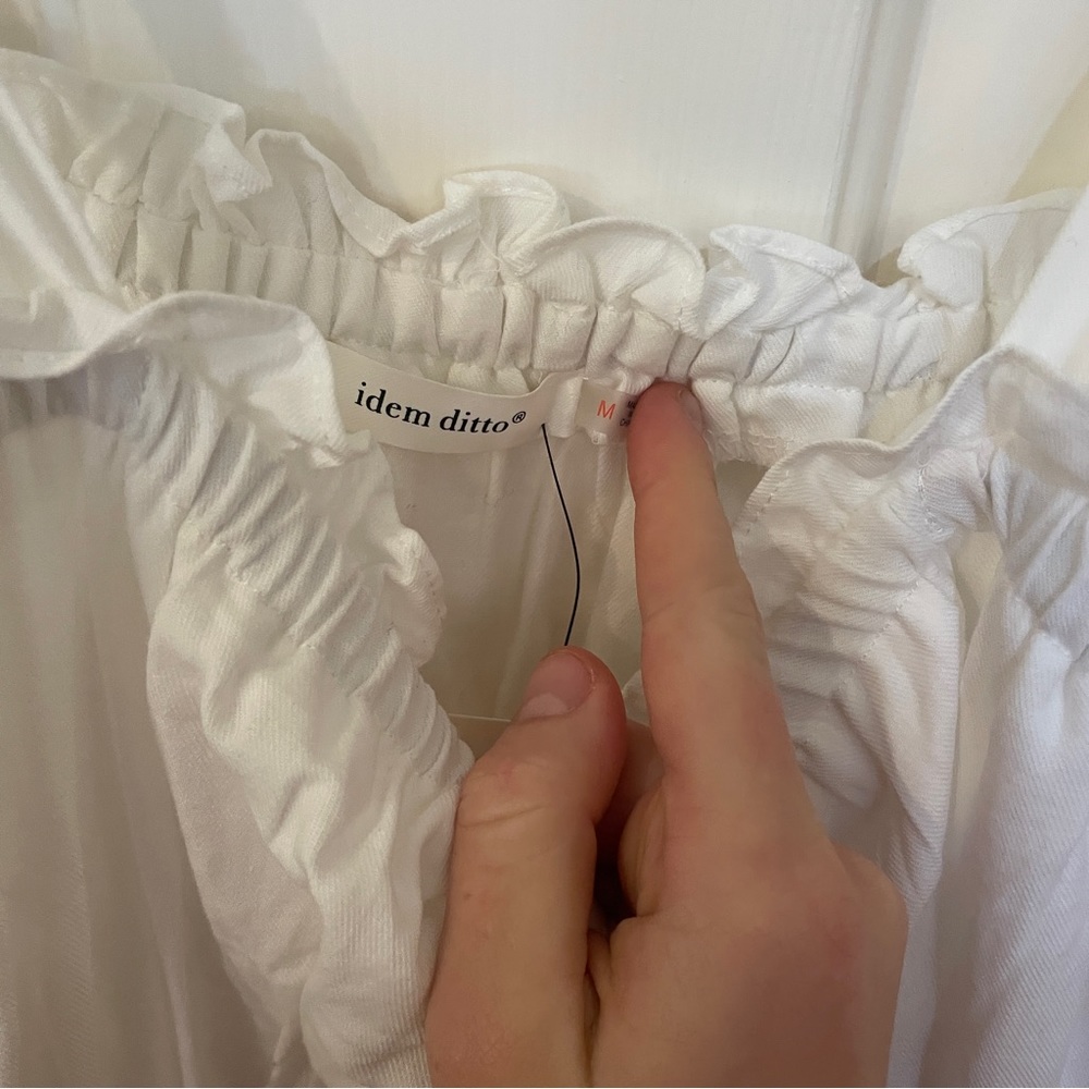 Ídem ditto white maxi dress